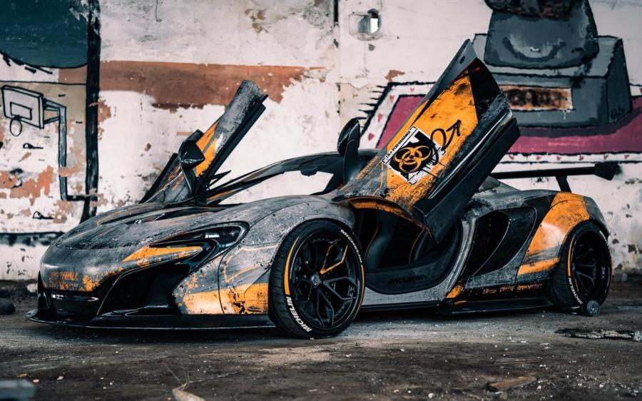 McLaren 650S Chernobyl by Liberty Walk on HRE Wheels '2020